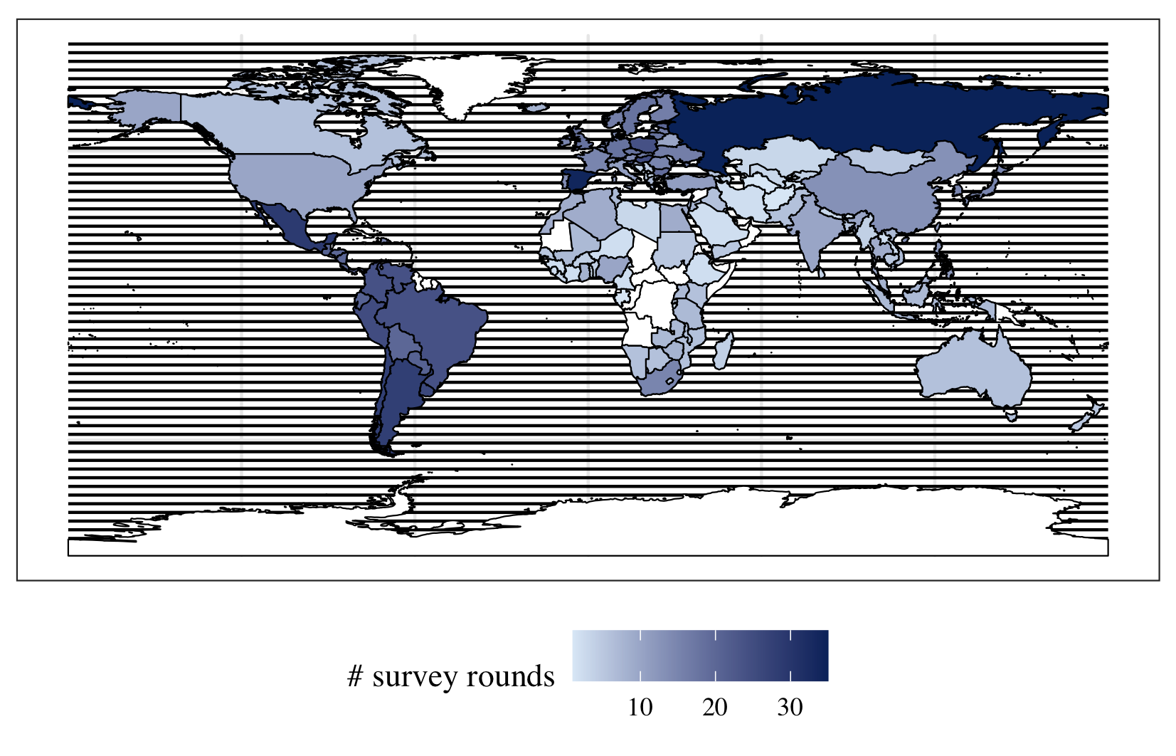 SEAMS coverage map